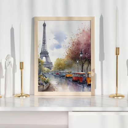 Paris wall art france paris posters french wall art Landscape Printable Art Paris art Print Landscape Photography Prints Paris photography Vintage Oil Painting - DIGITAL DOWNLOAD