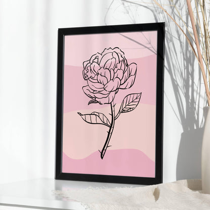 Flowers Wall Art Set Of 3 Pink Bedroom Wall Art Rose Garden Wall Art Blush Pink Art Living Room Pink Home Decor DIGITAL DOWNLOAD