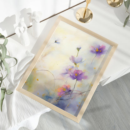 Printable Wall Art Abstract Wildflower Prints set of 3 Watercolour Artful Boho wall Decoration – DIGITAL DOWNLOAD