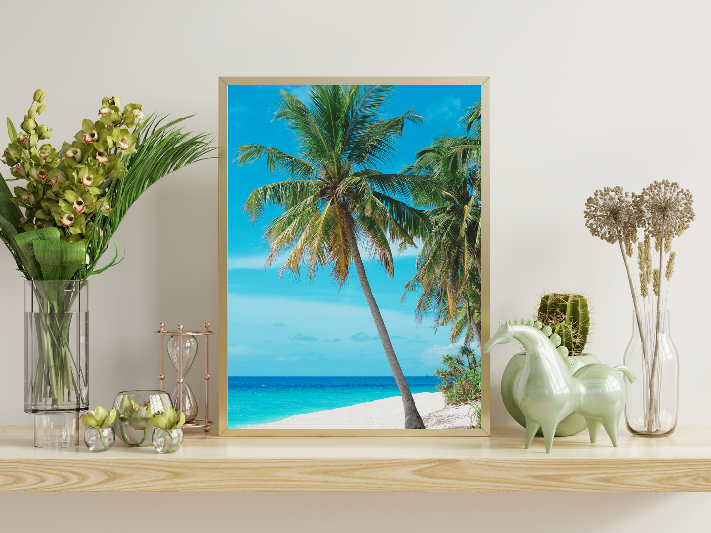 Set Of 9 Tropical Prints, Surf Wall Art Set, Beach Photo, Minimalist Coastal Wall Art, Ocean Decor, Palm Tree Print, Neutral Summer Wall Art