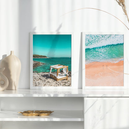 Set Of 9 Tropical Prints  Surf Wall Art Set Beach Photo, Minimalist Coastal Wall Art Ocean Decor Palm Tree Print Neutral Summer Wall Art - DIGITAL DOWNLOAD